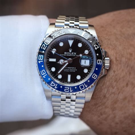 rolex gmt master 2 afmetingen|rolex gmt master 2 batgirl.